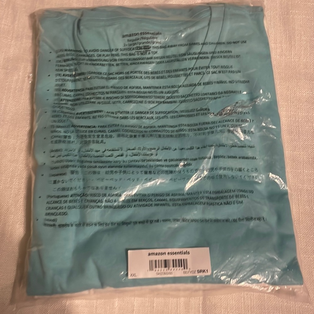 Amazon Essentials Men's Regular-Fit Short-Sleeve V-Neck T-Shirt (SIZE XXL) 2-pac